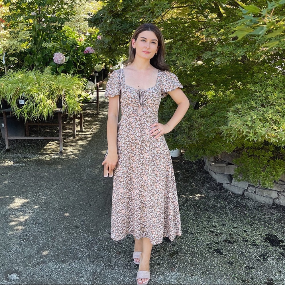 ASTR midi dress